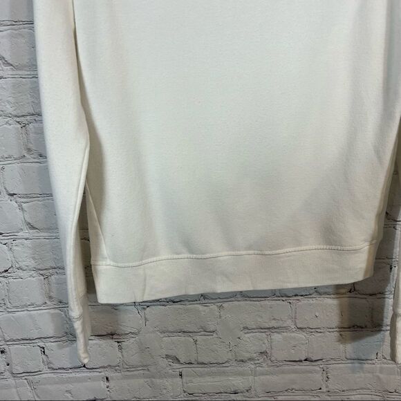 Athleta Womens Extra Sm Sweatshirt Hooded Criss Cross Pullover Back Whyte Hoodie - Picture 2 of 8